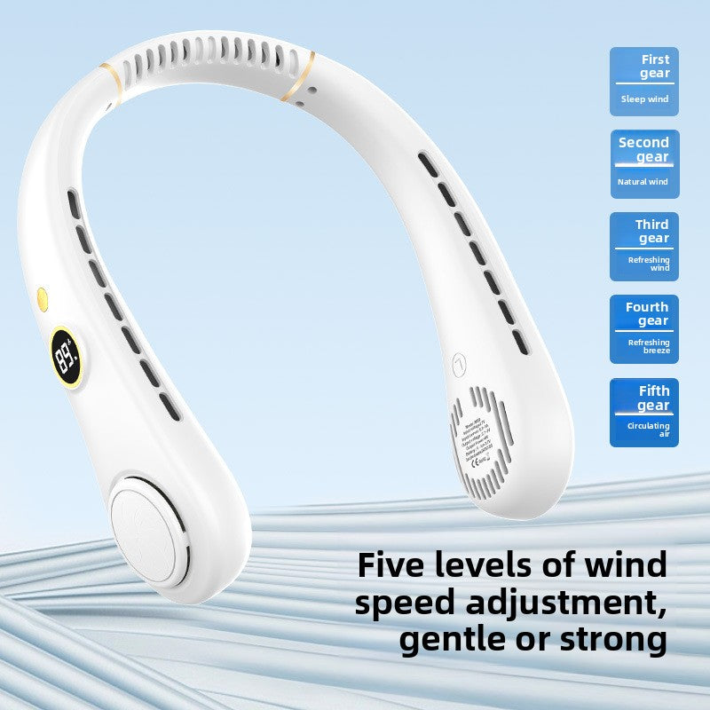 USB Rechargeable Bladeless Neck Fan