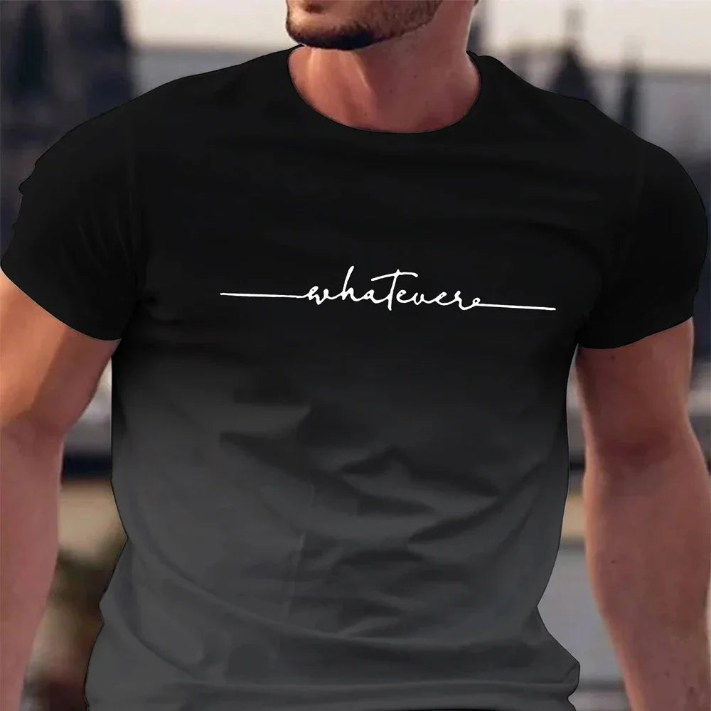 Summer Men's Clothing  Prin T-Shirt