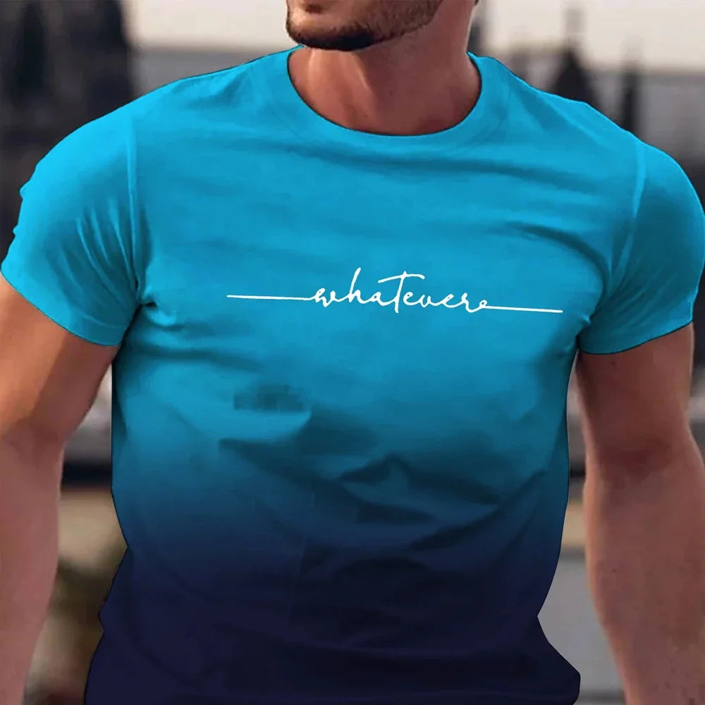 Summer Men's Clothing  Prin T-Shirt