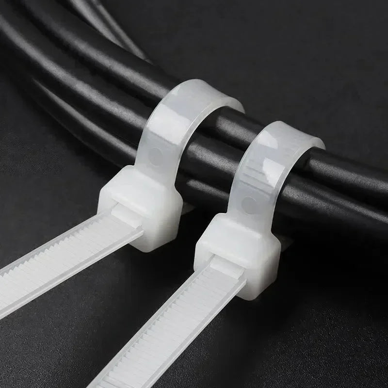 Self-locking Cord 1000/100Pcs Nylon Cable Ties