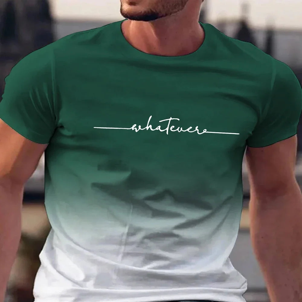 Summer Men's Clothing  Prin T-Shirt