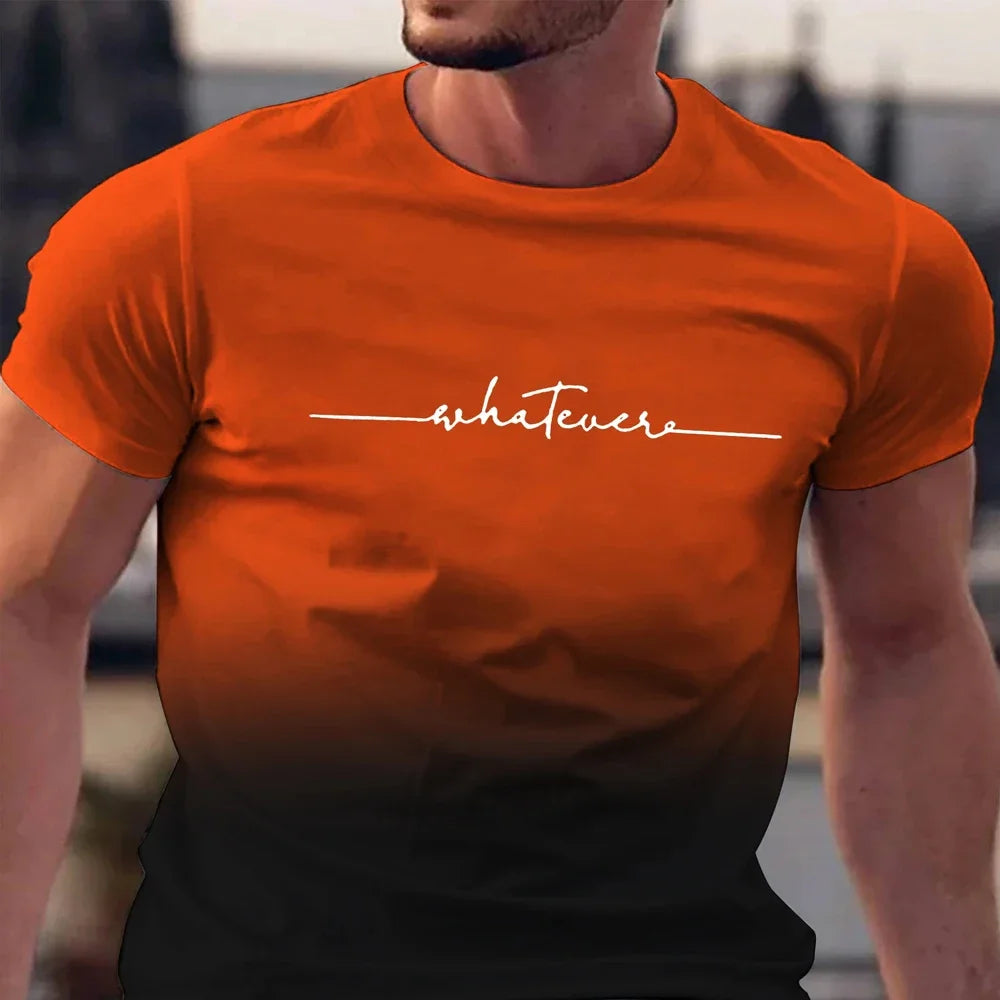 Summer Men's Clothing  Prin T-Shirt