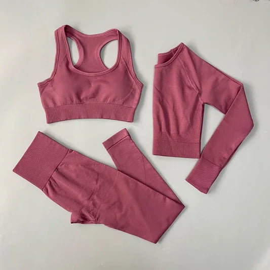 Seamless Women Yoga Set Clothing