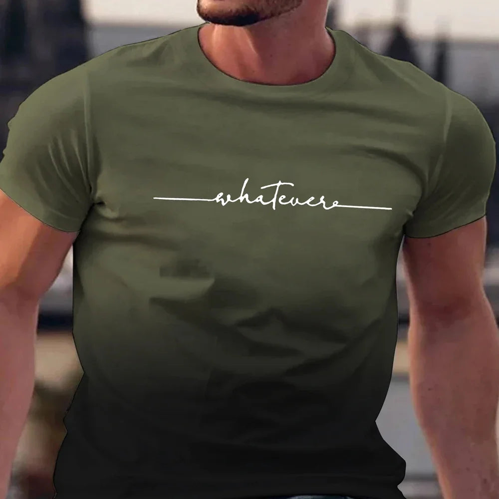 Summer Men's Clothing  Prin T-Shirt