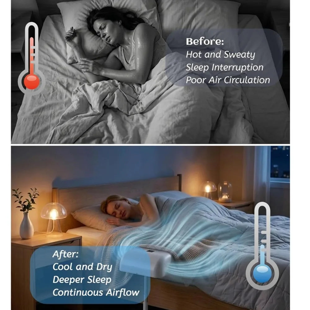 Remote Control Bed Cooling Fan