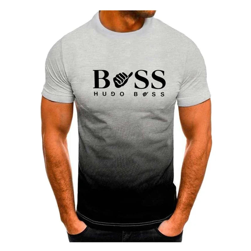 Summer Men's Clothing  Prin T-Shirt