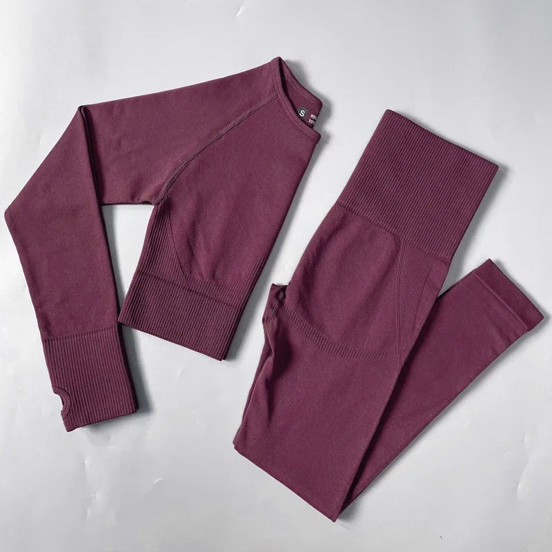 Seamless Women Yoga Set Clothing