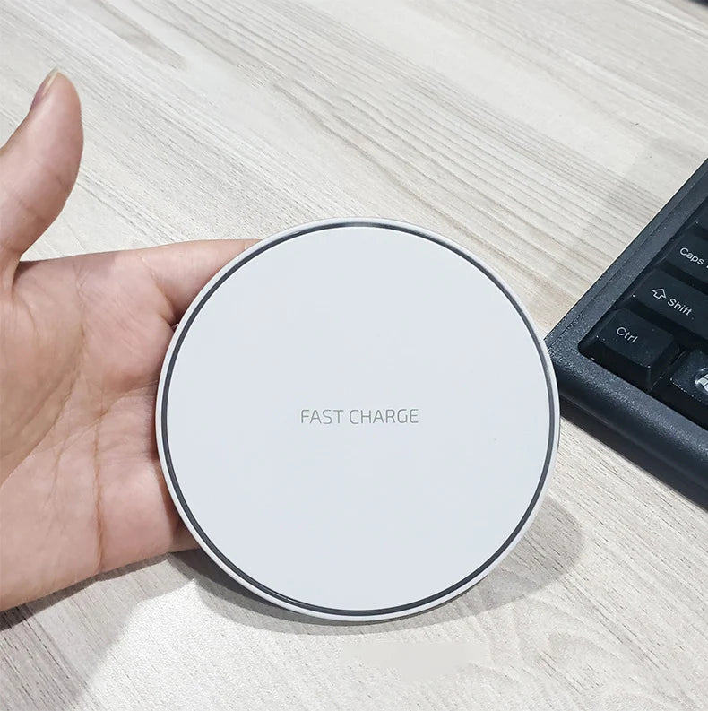 50W Wireless Charger For iPhone 14 15 16 17 Pro Xs Max Mini X Xr Induction Fast Charging Pad For Samsung S25 S26 s8 s9 s10 Note