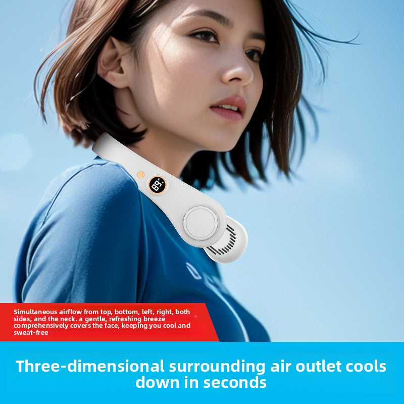 USB Rechargeable Bladeless Neck Fan