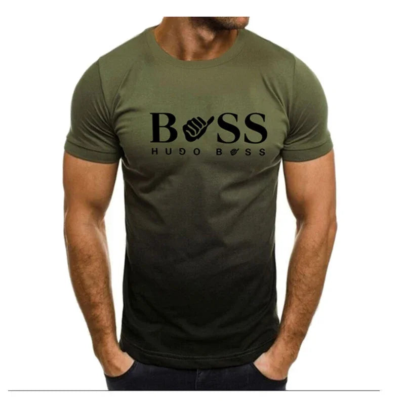 Summer Men's Clothing  Prin T-Shirt