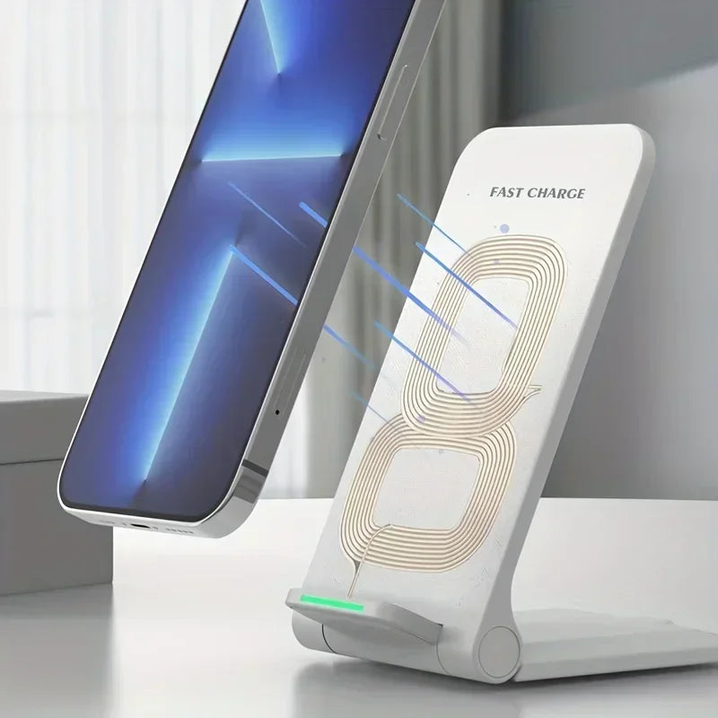 30W Foldable Wireless Charger Stand Pad For iPhones