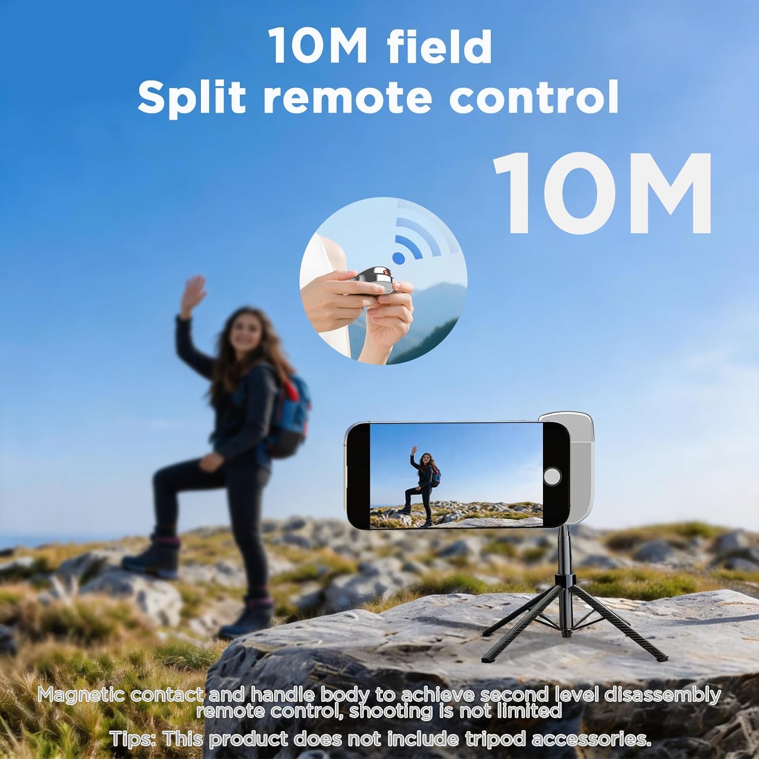 Magnetic Phone Camera Grip