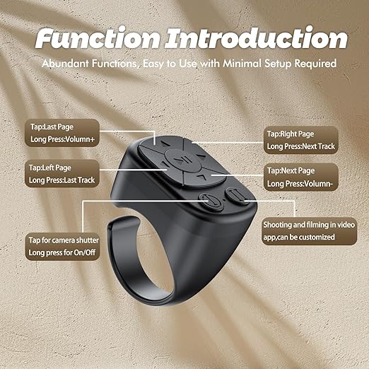 Wireless TikTok Scrolling Ring