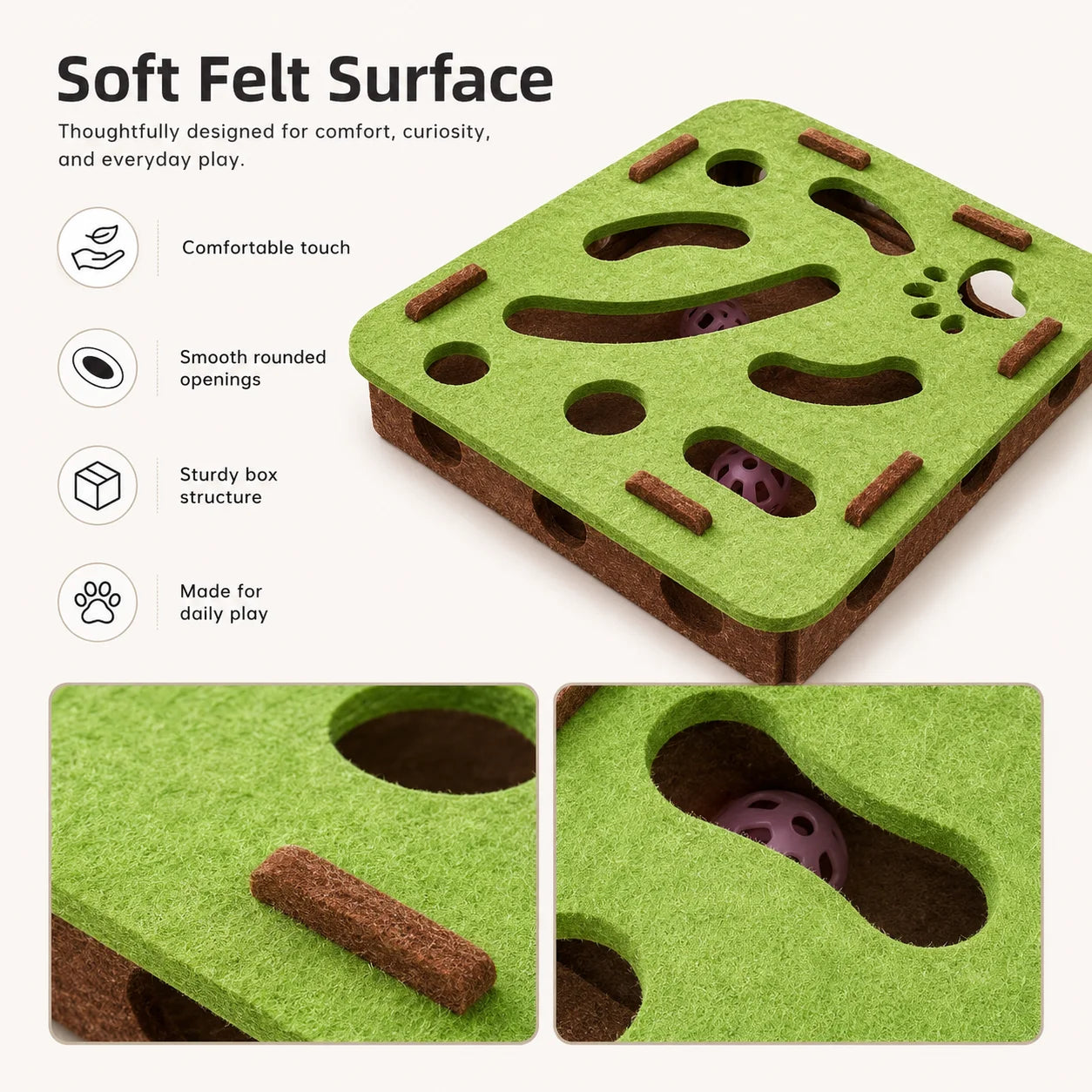 Interactive Cat Puzzle Maze