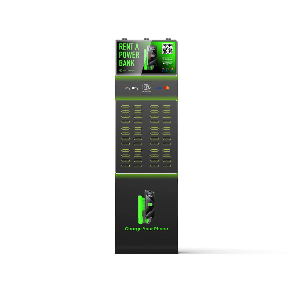Power Bank 48 Slots Power Bank  with Pos Screen Fast Charging High Capacity Cell Phone Charger Vending Machine Shared Power Bank
