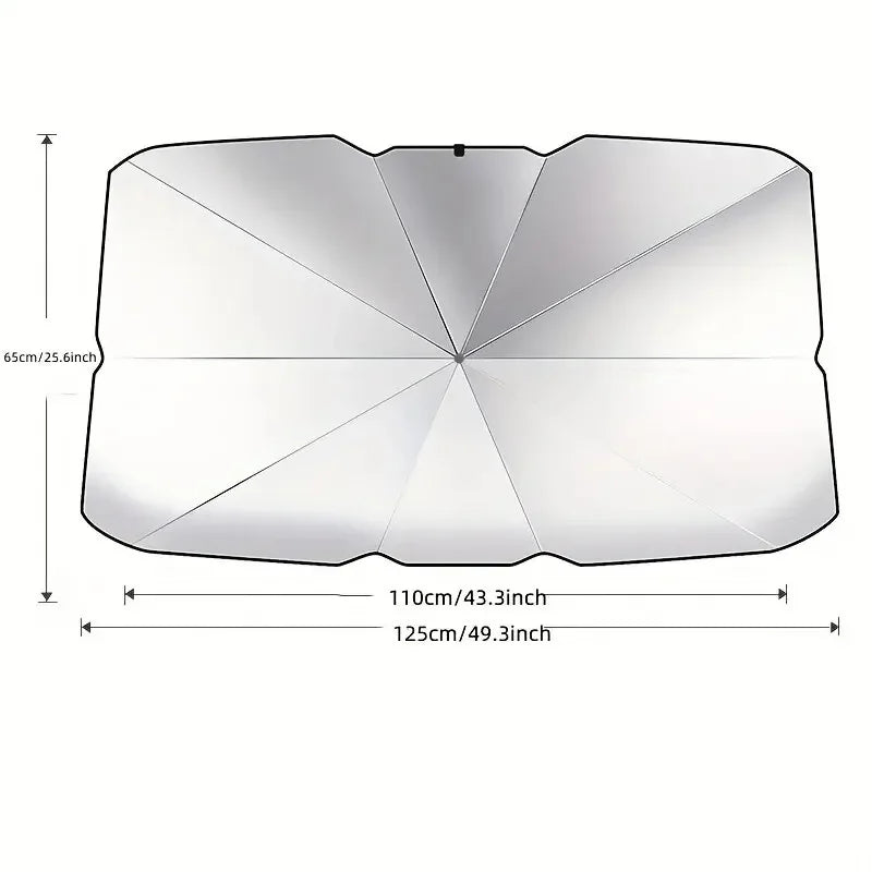 Car Front Windshield Sunshade Umbrella