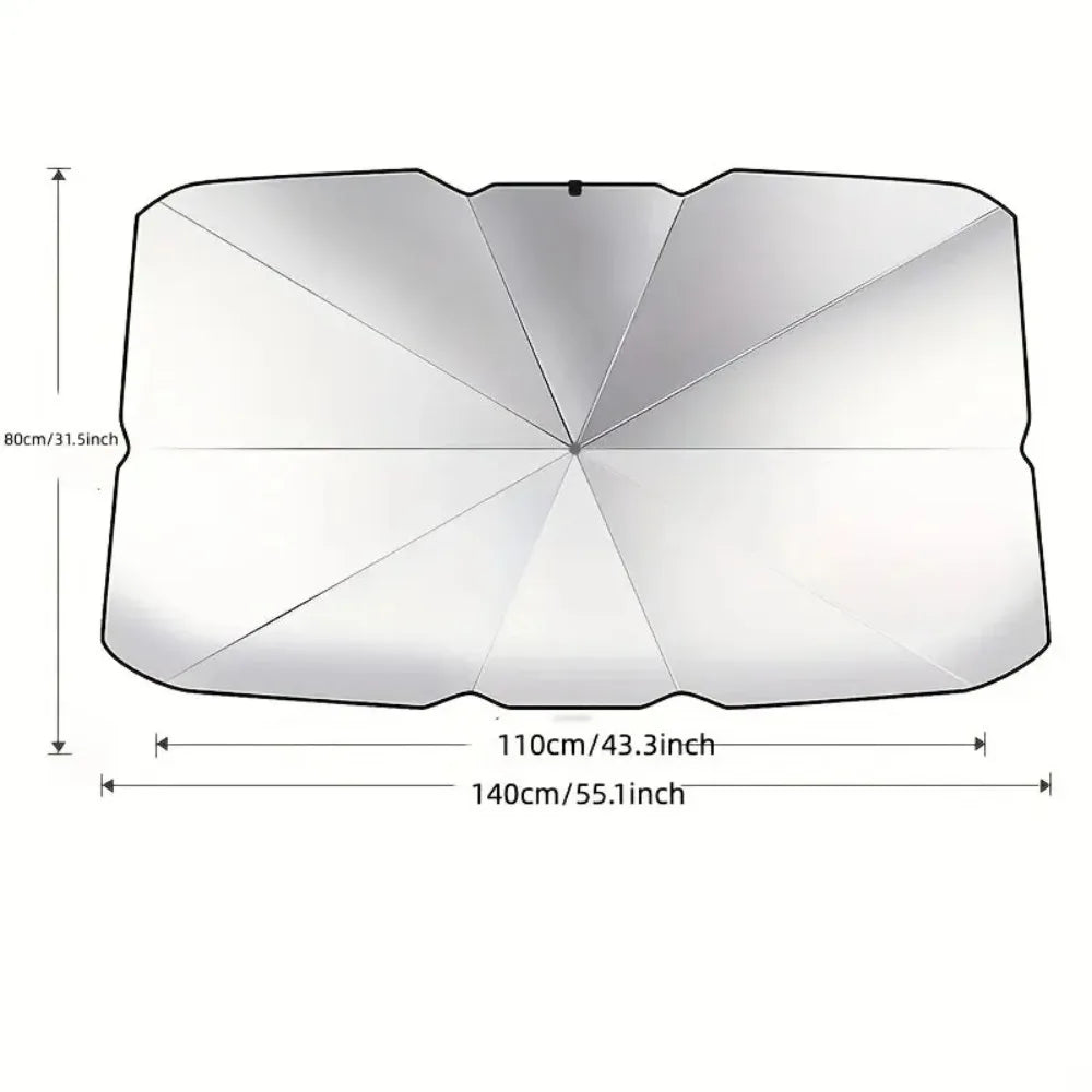 Car Front Windshield Sunshade Umbrella