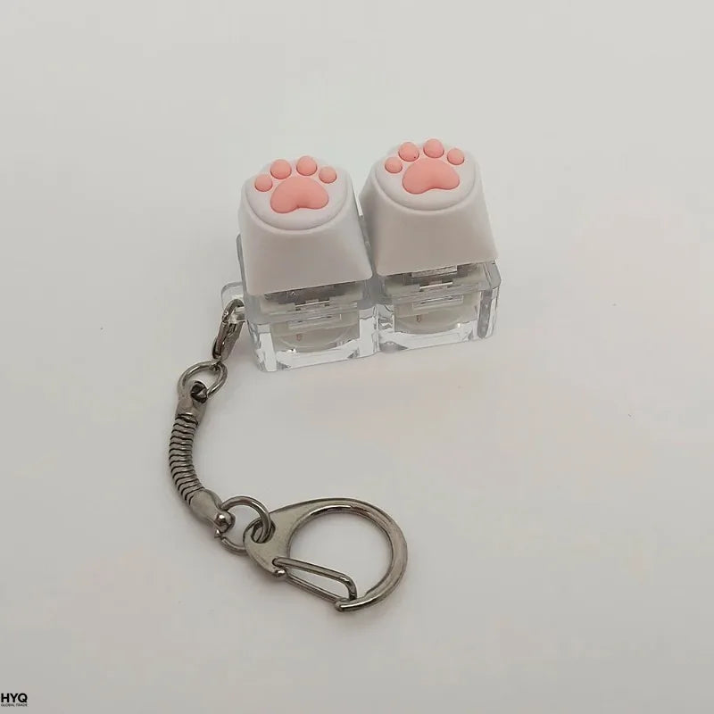 Silicone Soft Cat Claws Keychain