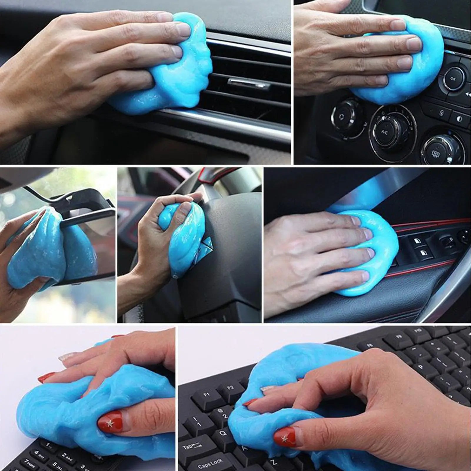 new Car Gel Cleaner Dashboard Detailing Tool Car Interior Cleaning Gel Detailing Tools For Vent Dashboard Console Steering Wheel