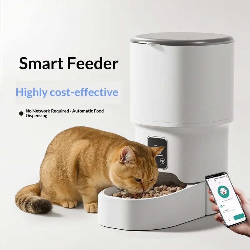4L Smart Pet Feeder Automatic