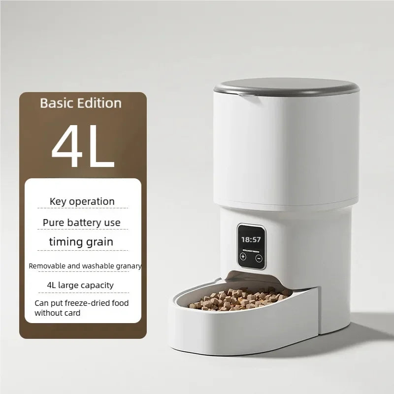 4L Smart Pet Feeder Automatic