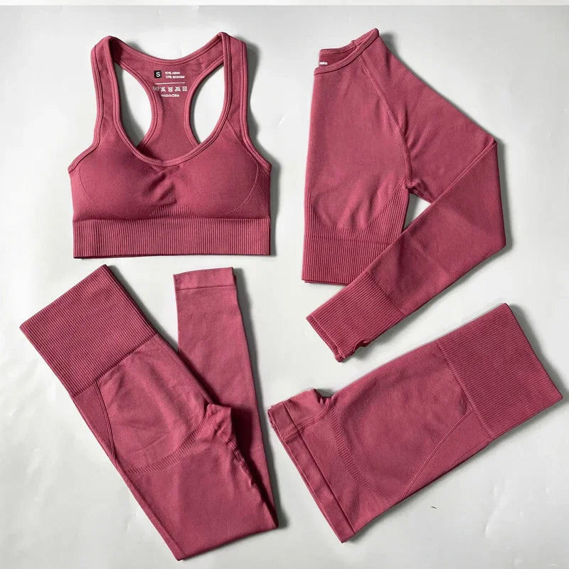Seamless Women Yoga Set Clothing