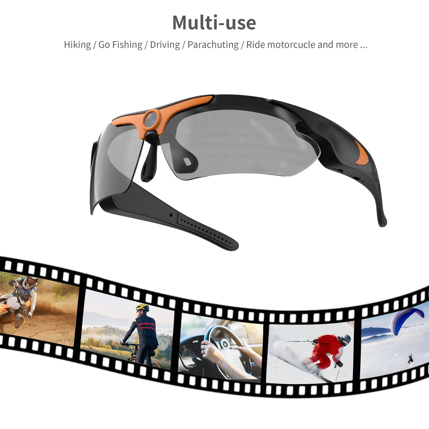 HD 1080P Glasses Mini Camera