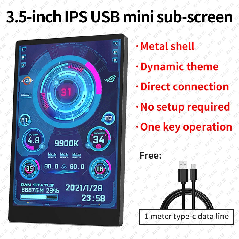 USB-TYPEC Secondary Monitor
