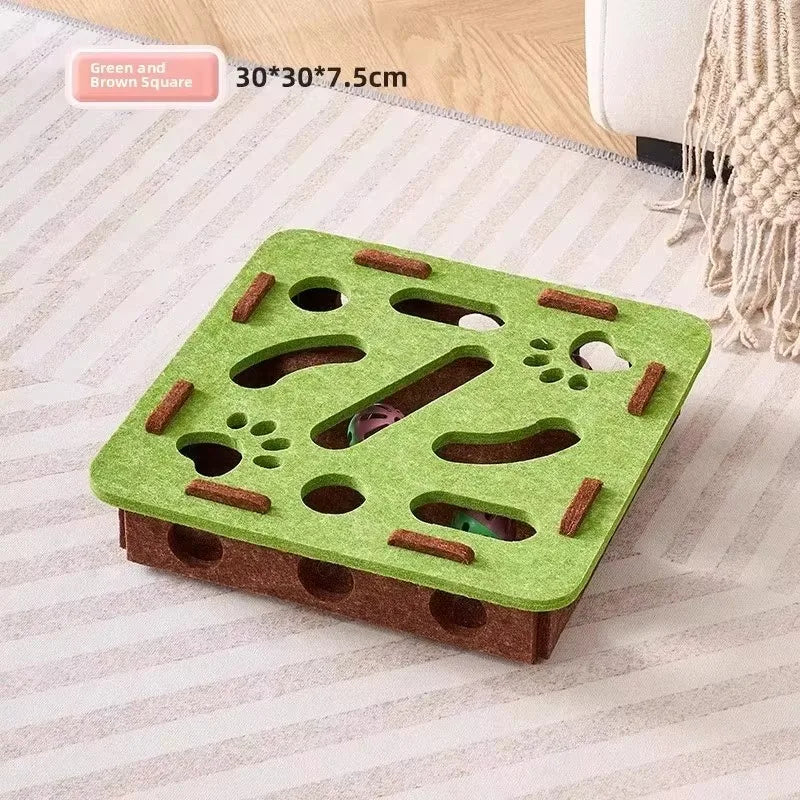 Interactive Cat Puzzle Maze