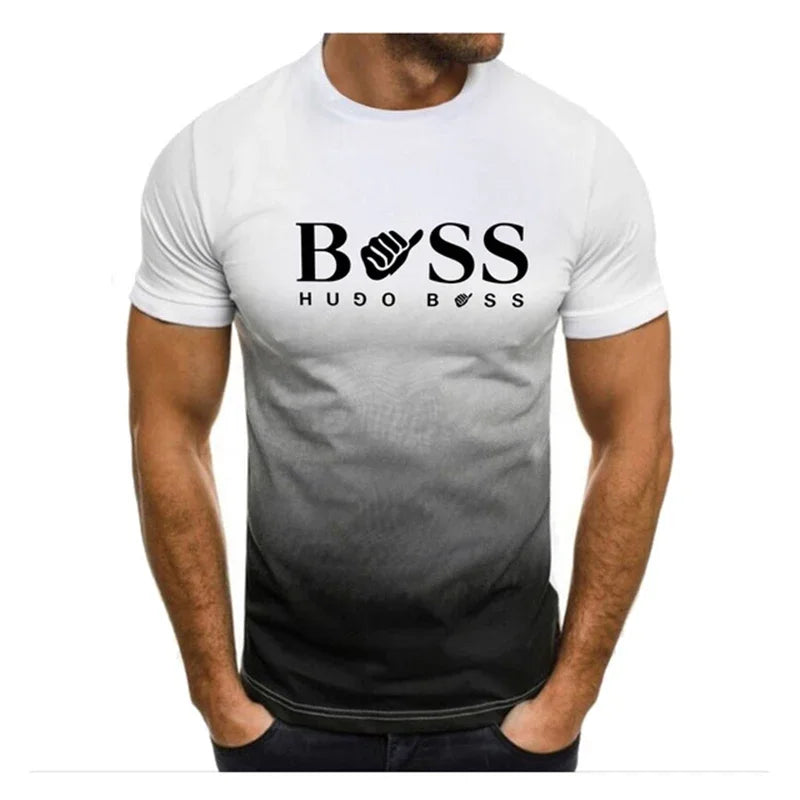 Summer Men's Clothing  Prin T-Shirt