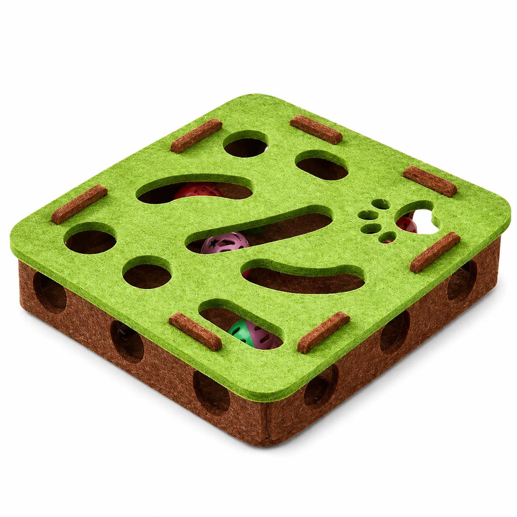 Interactive Cat Puzzle Maze